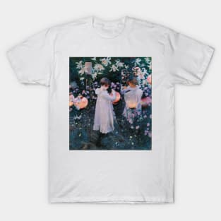 John Singer Sargent - Carnation, Lily, Lily, Rose T-Shirt